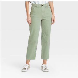 Universal Thread Vintage Straight Green Jeans